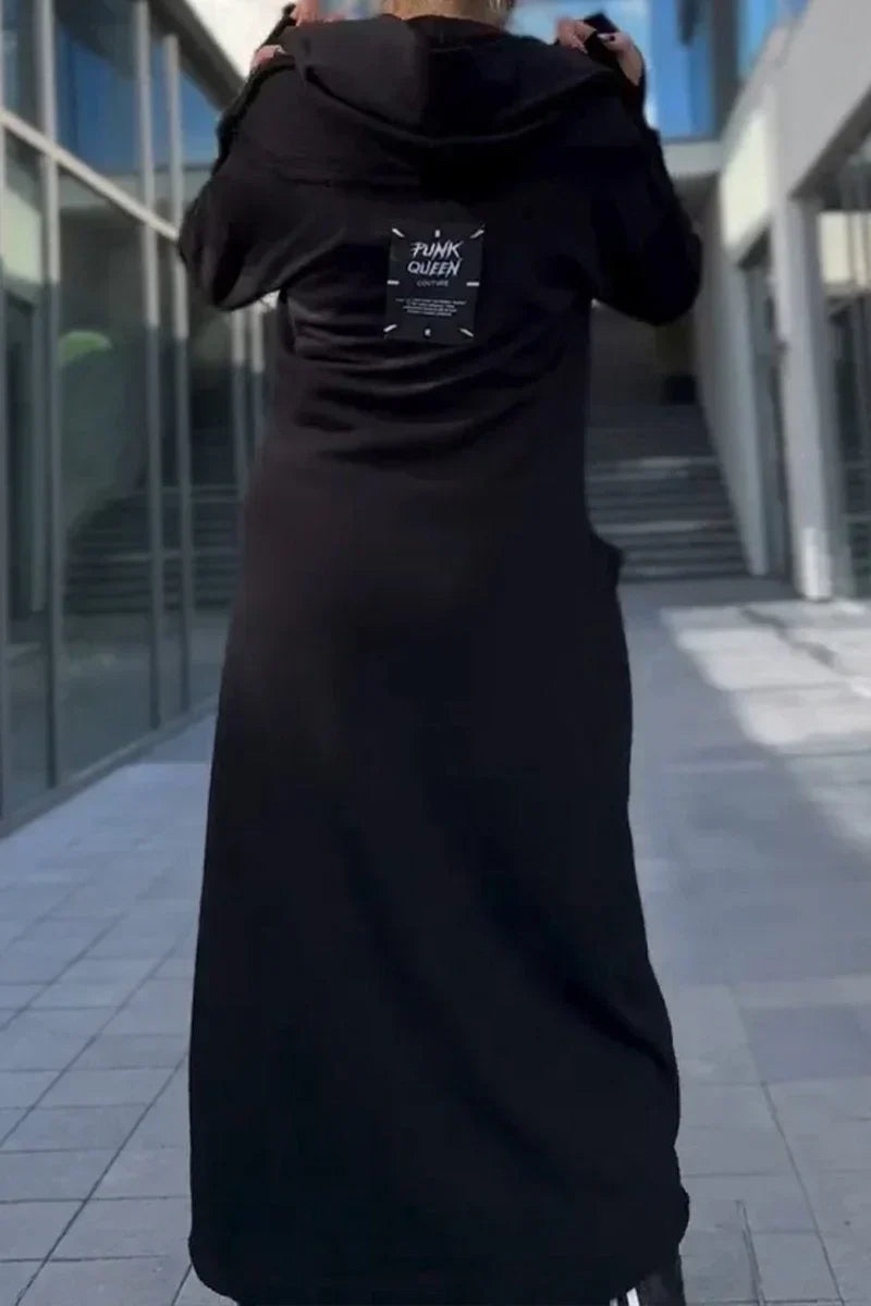 Diana™ | Długa Bluza z Kapturem – Komfort i Swoboda