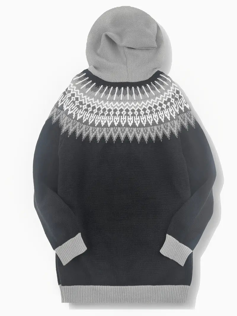 Regina™ | Klasyczny kardigan z kapturem