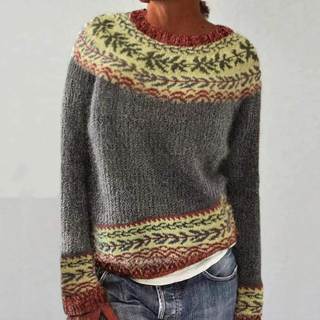 Lara - Urokliwy Retro Sweter