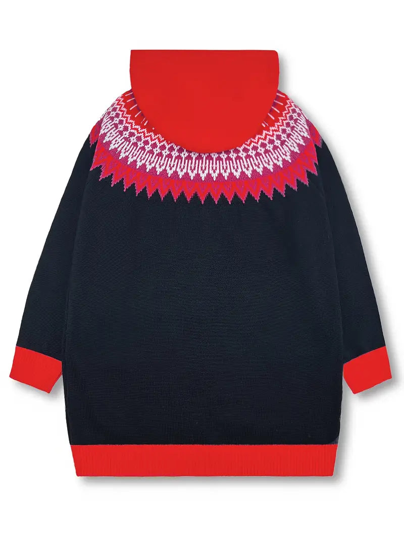 Regina™ | Klasyczny kardigan z kapturem