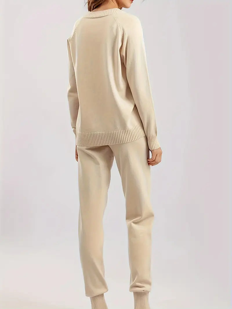 Magda | Dwuczęściowy Zestaw z Długim Rękawem