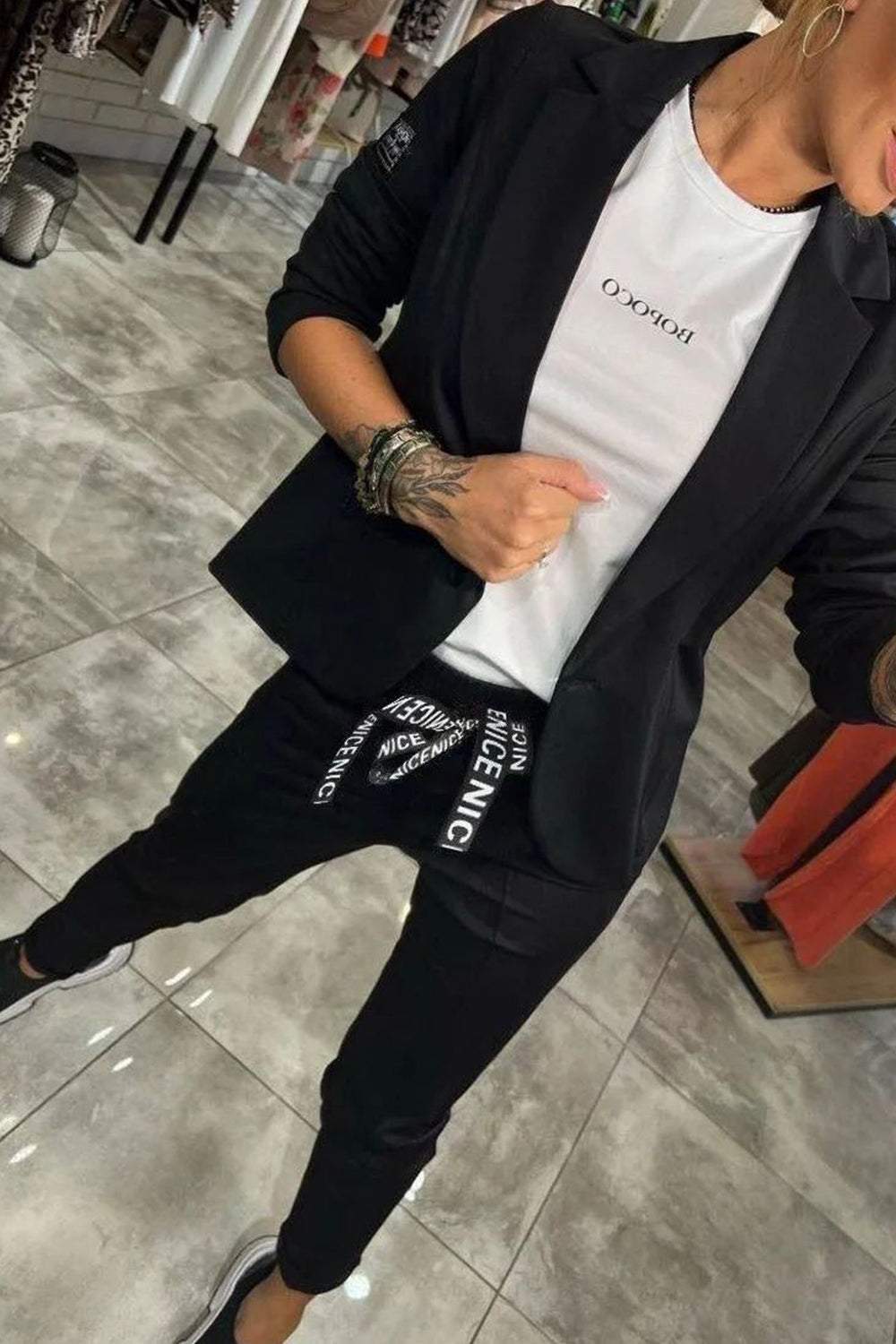 Dorota | Luźny zestaw dwuczęściowy dla kobiet