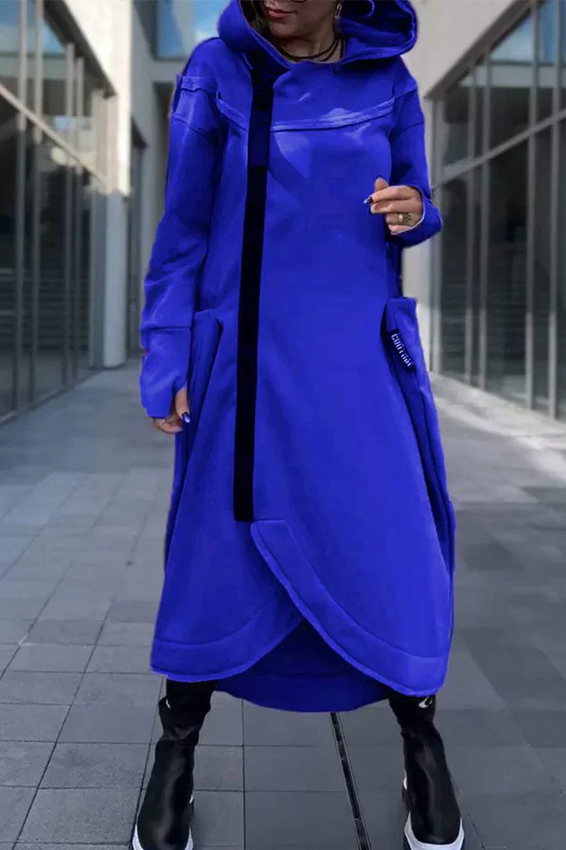 Diana™ | Długa Bluza z Kapturem – Komfort i Swoboda