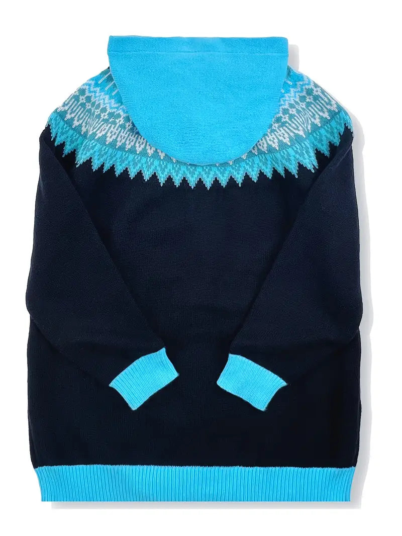 Regina™ | Klasyczny kardigan z kapturem