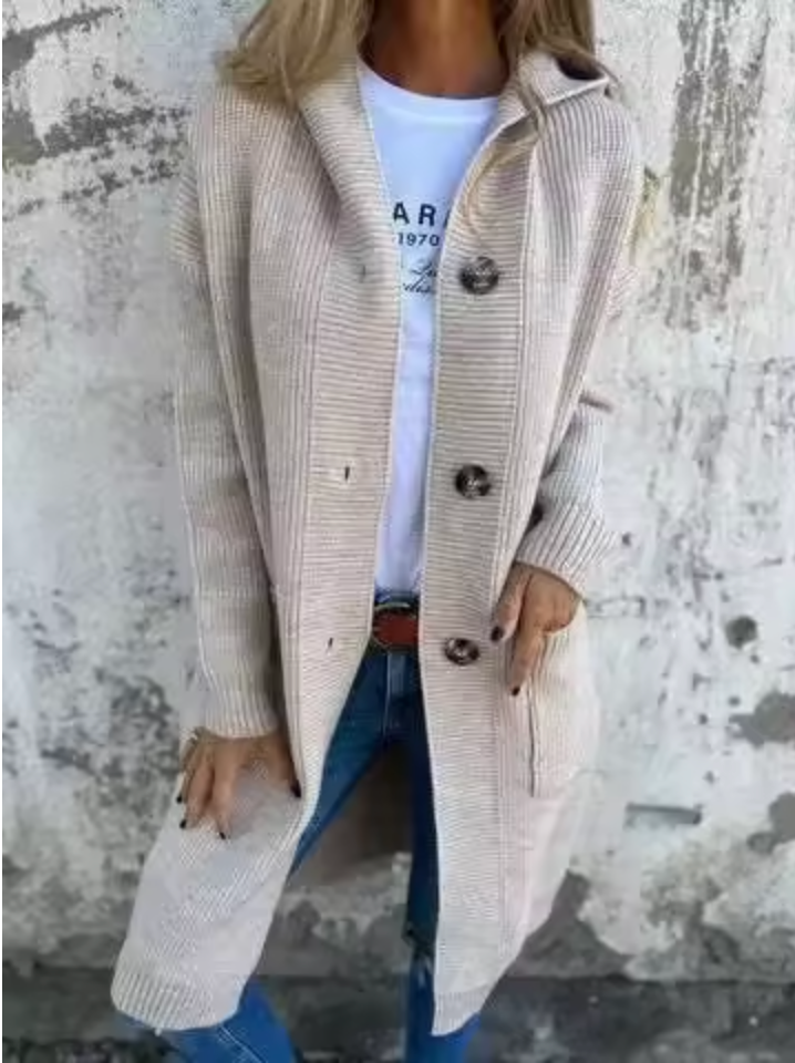 Barbara | Stylowy Długi Kardigan