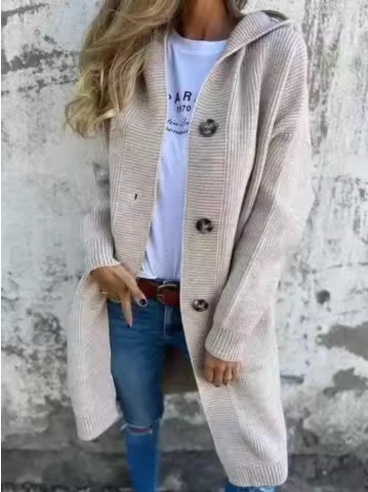 Barbara | Stylowy Długi Kardigan