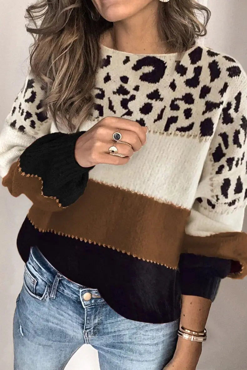 Leona | Leopard Print Sweater