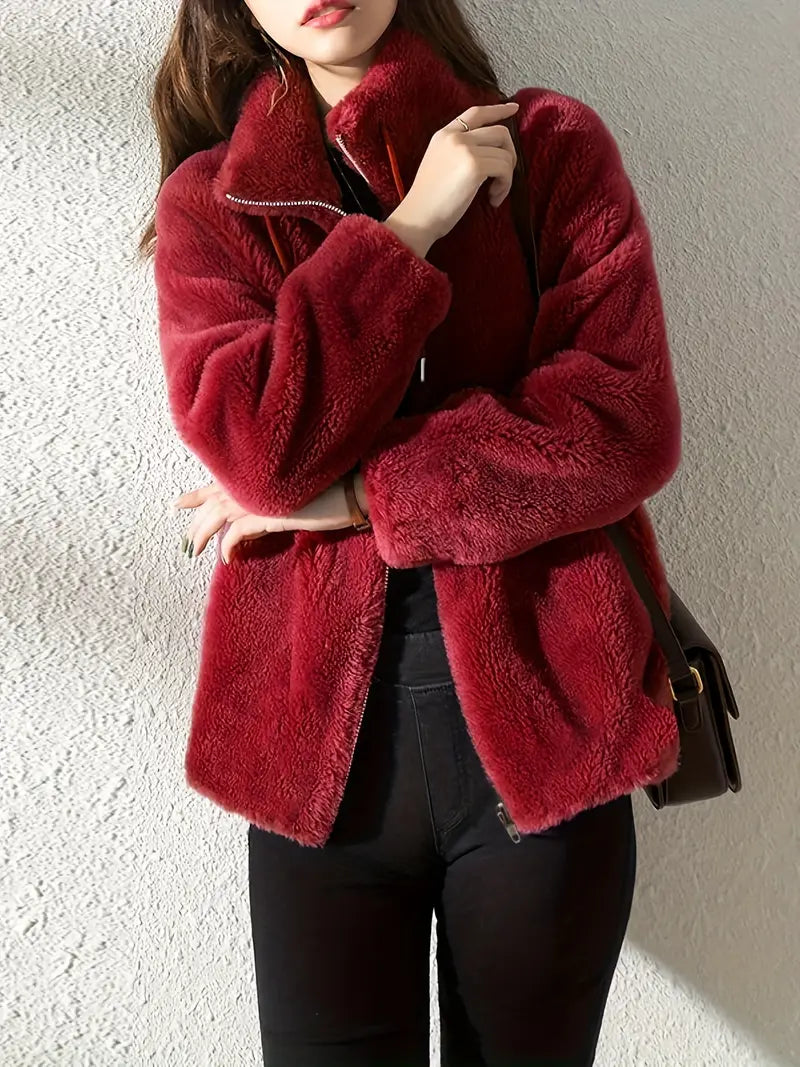 AMABEL | Stylowa, casualowa, miękka kurtka