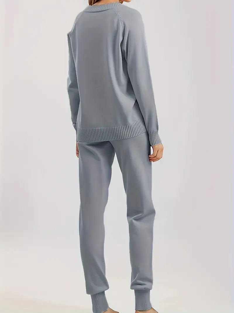 Magda | Dwuczęściowy Zestaw z Długim Rękawem